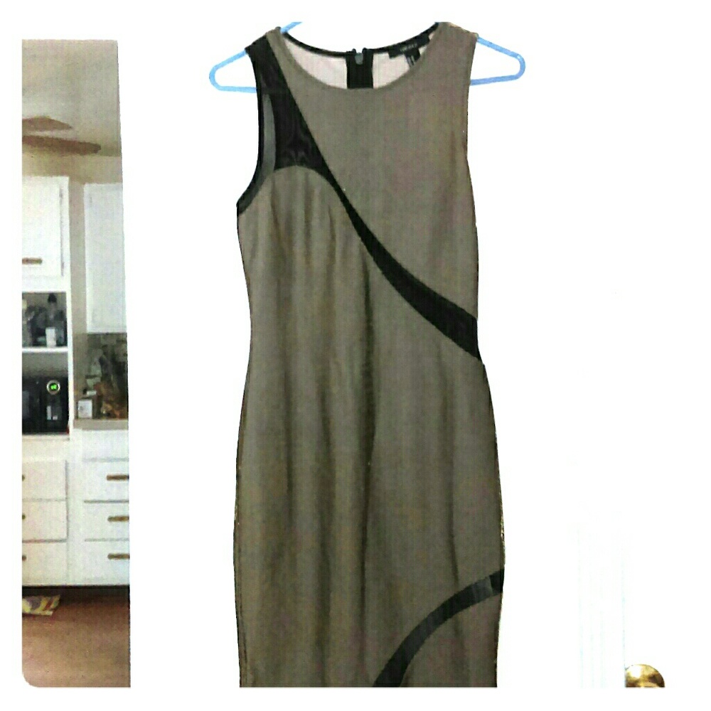 Bronze/black dress